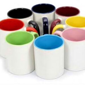 Ceramic 11 oz Colored Mug - Image 1