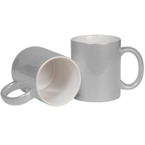 Sparkling Silver Pearl Mug