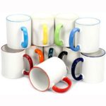 Personalised Mug- colored rim & handle
