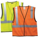 Economy Single Pocket Hook & Loop Mesh Vest