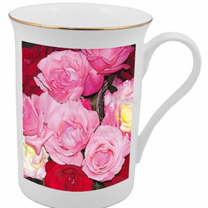 Bone China Mug with gold rim - Image 1
