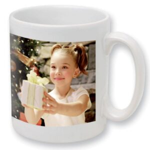 11 oz Color Change Mug w/Spoon (Pink) - Image 1