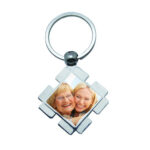 Diamond Shaped Keyring