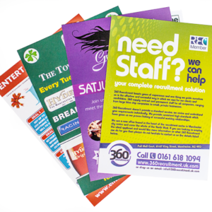 A7 Single Sided Leaflets