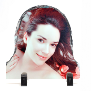 Half Oval Photo Slate