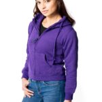 Ladies Classic Full Zip Hooded Sweatshirt