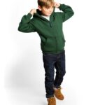 Childrens Classic Full Zip Hooded Sweatshirt