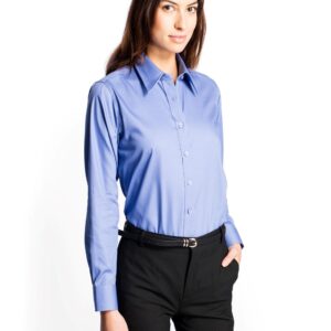 Ladies Pinpoint Oxford Full Sleeve Shirt - Image 1